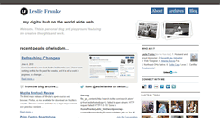 Desktop Screenshot of lesliefranke.com